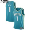 NBA Børn Trøje Charlotte Hornets LaMelo Ball 2023-24 Jordan City Edition Teal Swingman NBA Børn Trøje Charlotte Hornets LaMelo Ball 2023-24 Jordan City Edition Teal Swingman
